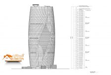 طرح معماری برج